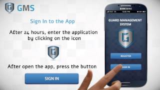 Gms App Guide - Register & Sign in