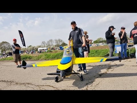 FREESTYLE MASTERS UK RC - WILL WARING FLYING HIS EXTRME FLIGHT SLICK 580 -  GP 123cc - 2018