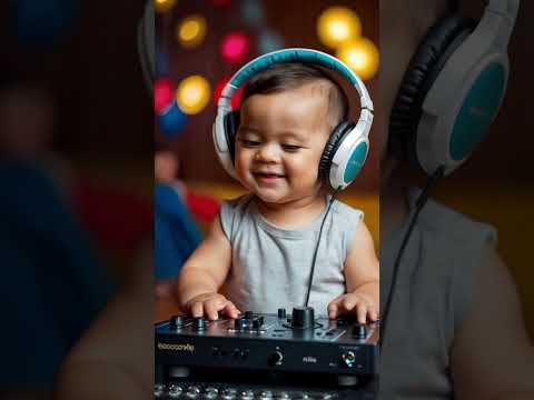 Baby DJ in the house  #BabyDJ #CuteMoments #LittleStar #TinyTurntables #FamilyVibes #DJBaby