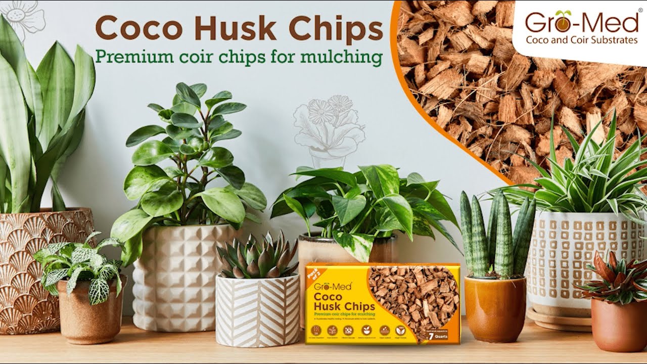 Coco Coir Husk Chips for Gardening