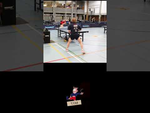 Impressive table tennis point from Max Lermusiaux and Cédric Merchez