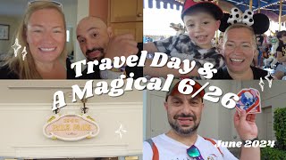 TRAVEL DAY & A MAGICAL 626 DAY AT DISNEY WORLD I WDW Vlog, Day 1 & 2, June 2024