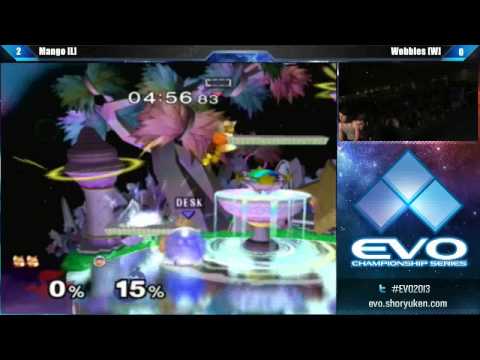 EVO 2013 SSBM Top 8 GF - Wobbles (Ice Climbers) vs Mango (Fox)