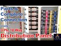 Distribution Panel Connection 3 Phase 415 V 10 Way All Parts Inside Distribution Panel Board