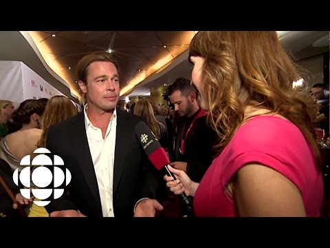 Brad Pitt on the TIFF Red Carpet for 12 Years a Slave | CBC Connects