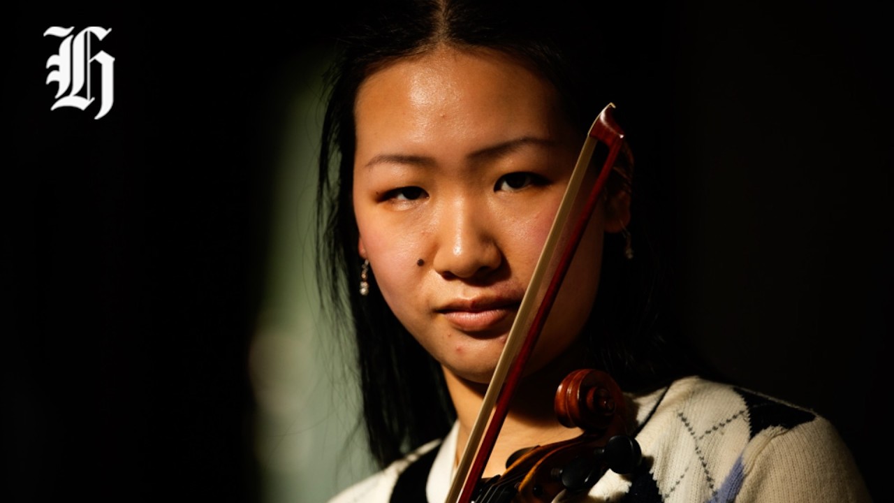 Young career violinist says it feels like flying