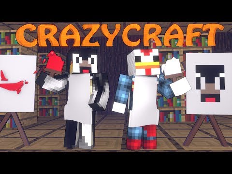 Minecraft | CrazyCraft - OreSpawn Modded Survival Ep 88 - "PAINTING MOD"