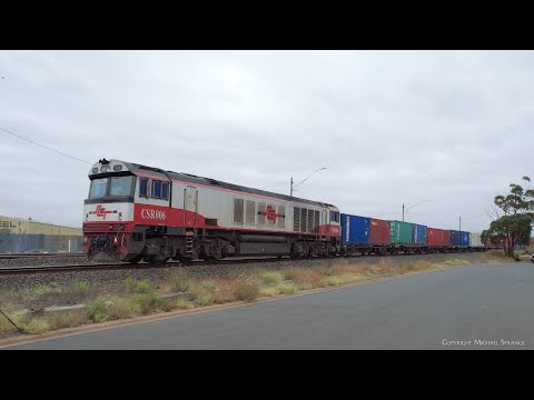 7922V SCT / SBR Dooen Container Train Passes SSR Grain Train (28/2/2023) - PoathTV Railways