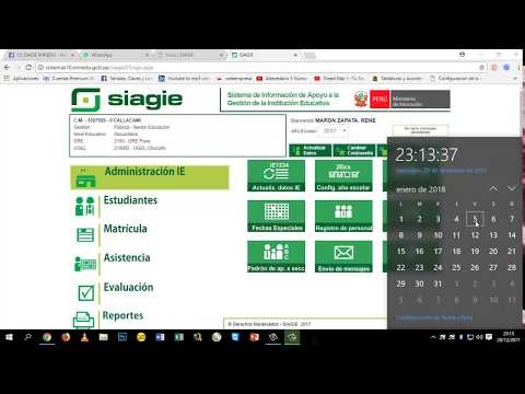 Configuración de la Fase Regular y de Recuperación (si tuviese) según recalendarización