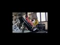 Daniel Sticco IFBB PRO 705 lbs leg press one leg for MR OLYMPIA qualified