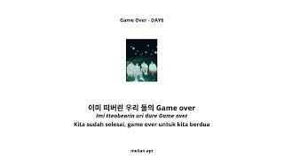 Download lagu Game Over, DAY6. (HAN-ROM-INA) mp3 Download lagu Game Over, DAY6. (HAN-ROM-INA) mp3