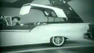 Vintage TV Commercial - Lucy & Ricky, Ford Convertable, 50's