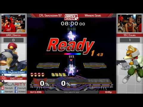 CFL Smackdown 97 Melee - U4X Gahtzu (Falcon) vs SS Colbol (Fox) - Winners Semis