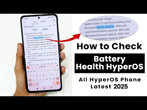 [Latest 2025] How to Check Battery Health In All HyperOS Phone