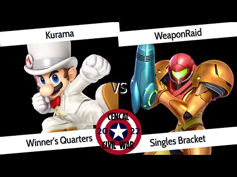CenCal Civil War 2022 - Winner's Quarters - Kurama (Mario) vs WeaponRaid (Samus)