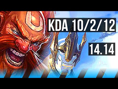 GRAGAS vs GALIO (MID) | 10/2/12, 800+ games, Dominating | VN Grandmaster | 14.14