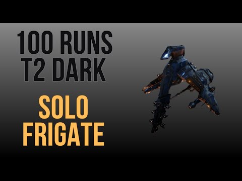100 runs of T2 Dark abyss in solo frigate (Hawk)