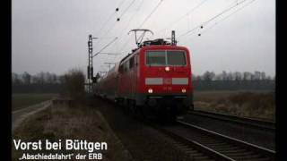 preview picture of video 'Aussichtswagen Rheingold bei Vorst/Büttgen ++ neue E-Triebwagen auf Linie S8'