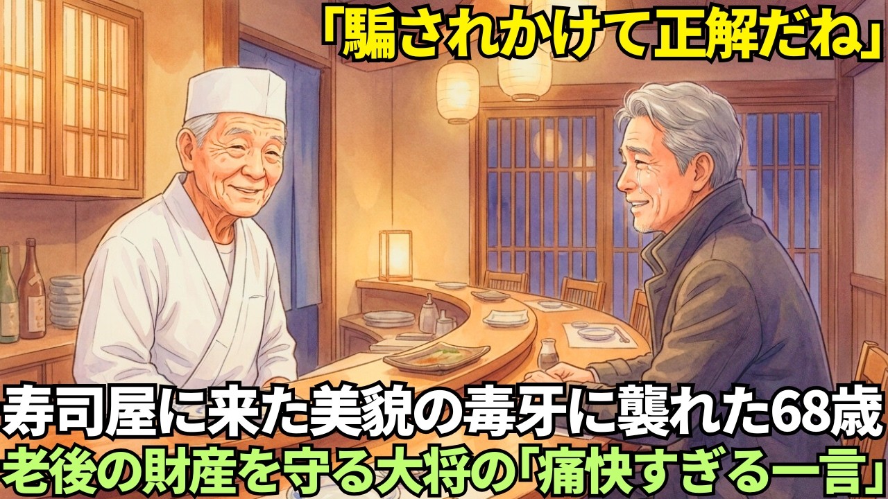【美貌の裏の顔に騙されかけた68歳】「猛毒の女こそが、あんたを磨く極上の砥石でさぁ」大将の痛快な一言に憑き物が落ちて号泣…悪縁を断ち切り財産を守った【空海の教え】