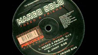 SPEED GARAGE - MARCO SOLO - NEED A FRIEND (ORIGINAL MIX)