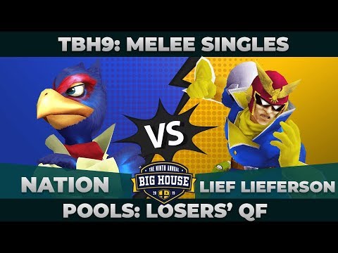 Nation vs Lief Lieferson - Pools Losers Quarterfinal: Melee Singles - TBH9 | Falco vs Captain Falcon