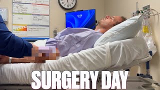 GOING INTO SURGERY TO REPAIR TORN BICEP MUSCLE | TORN BICEP ARM SURGERY DAY | HYSTERICAL ANESTHESIA