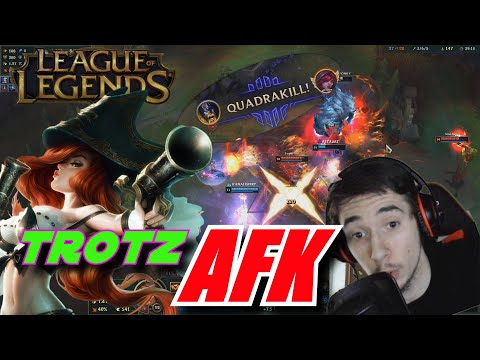 Quadra trotz AFK [ League of Legends / Deutsch / 4k ]