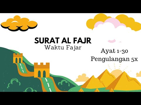 Surat Al Fajr Metode Ummi Pengulangan 5x
