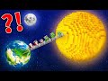 JJ and Mikey Family Travelled To SUN In Minecraft! - Maizen Challenge