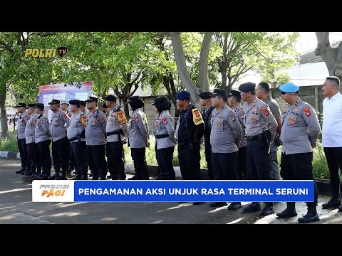 POLDA BANTEN KERAHKAN 331 PERSONEL GABUNGAN AMANKAN AKSI UNJUK RASA DI CILEGON