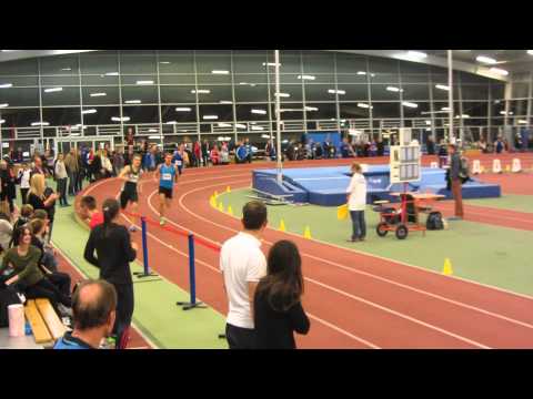 NDM Halle 1.2.2014 - 400m Männer 1. Zeitlauf