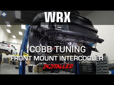 Bob's WRX : COBB Tuning Front Mount Intercooler Installed