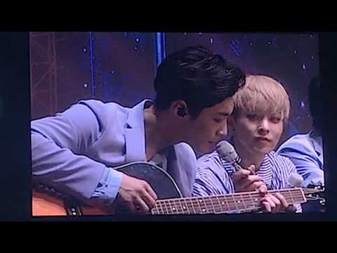 160731 the EXO'rDIUM acoustic medley 어쿠스틱 메들리 전광판