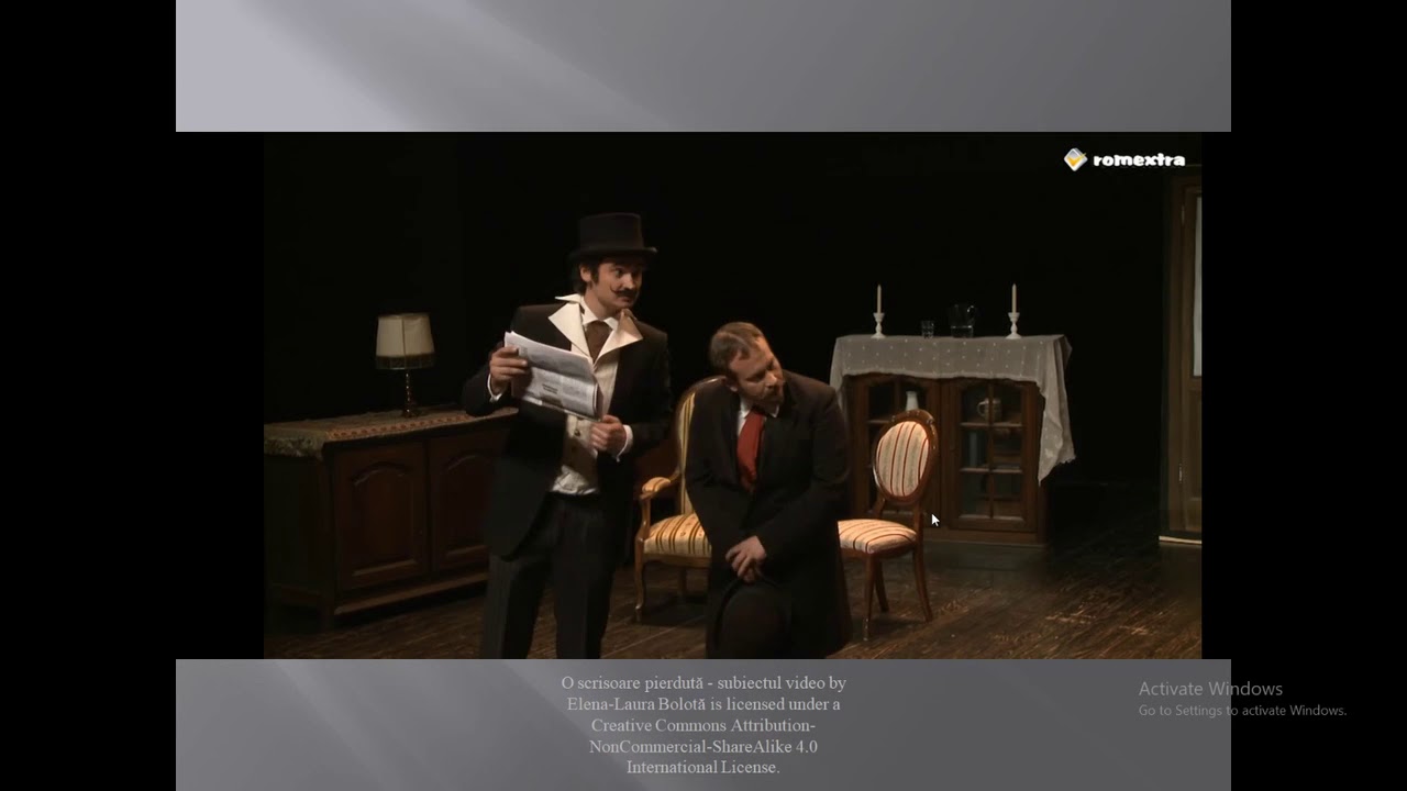 O scrisoare pierdut? - rezumatul video (cu imagini sugestive)