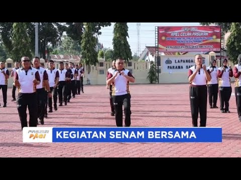 POLWAN POLRES ACEH TAMIANG SENAM BERSAMA PERINGATI HUT POLWAN KE-76