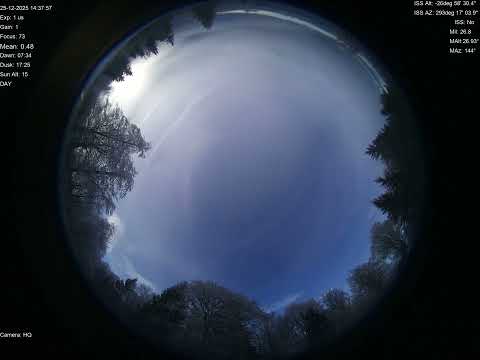 2025-12-25 All sky camera capture from Poiana Rusca Mountains, Romania