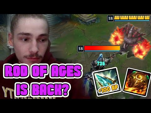 MALPHITE TOP with ROD OF AGES is UNSTOPPABLE - League of Legends Season 13