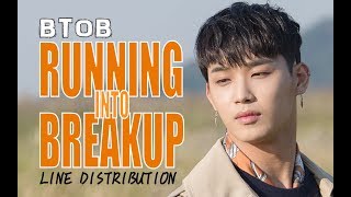 BTOB - RUNNING INTO BREAKUP Line Distribution