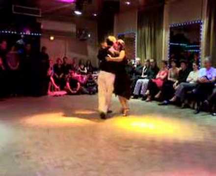  Carlos Espinoza  and  Mamié Sancy  are  dancing  to  the  vals  "  Dichas Que Vivi  "