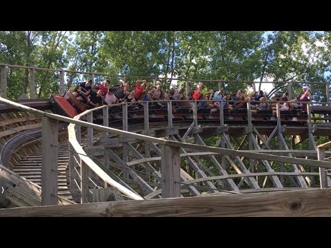 Off-ride footage of a Renegade train
