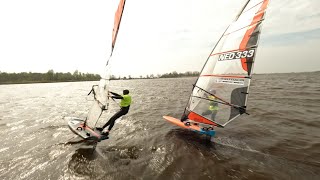 FULL RACE of Windsurf foiling ~ FPV Drone