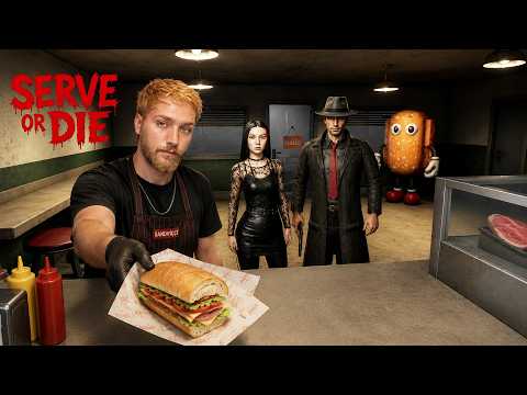 GECE KORKUNÇ SANDVİÇ DÜKKANINDA ÇALIŞMAK ! SERVE OR DIE