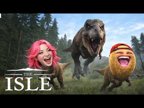 TheBurntPeanut Learns to Hunt in The Isle w/ Friends