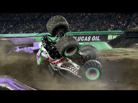 Monster Jam Superstar Challenge 2023 Monster Mutt Dalmatian (Jamie Sullivan) FREESTYLE - Anaheim CA