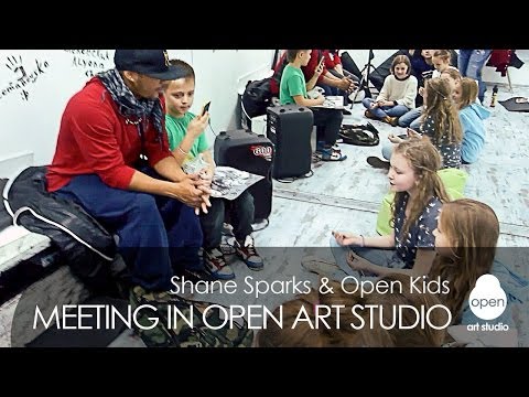 "You Got Served" star Shane Sparks meets Open Kids in Open Art Studio | Kyiv, Ukraine