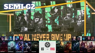 RNG vs EG - Game 2 | Semi Finals LoL MSI 2022 | Royal Never Give Up vs Evil Geniuses G2 full game