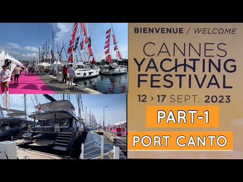 BEST OF CANNES YACHTING FESTIVAL 2023 FULL WALK  4KHD @archiesvlogmc