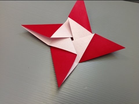 Daily Origami: 180 - Two Colored Pinwheel