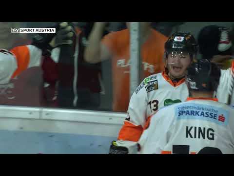 Erste Bank Eishockey Liga: Halbfinale 2: EC-KAC vs. Moser Medical Graz99ers 3:2/OT