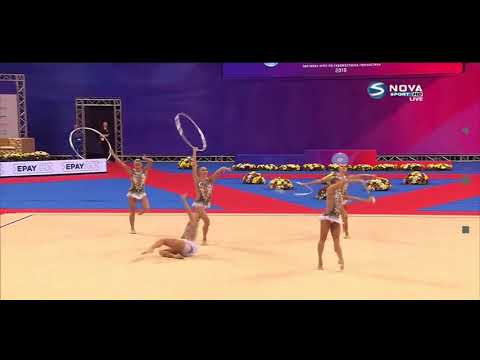 RUSSIA (AA) 2+3 clubs and hoops - World cup Sofia 2019